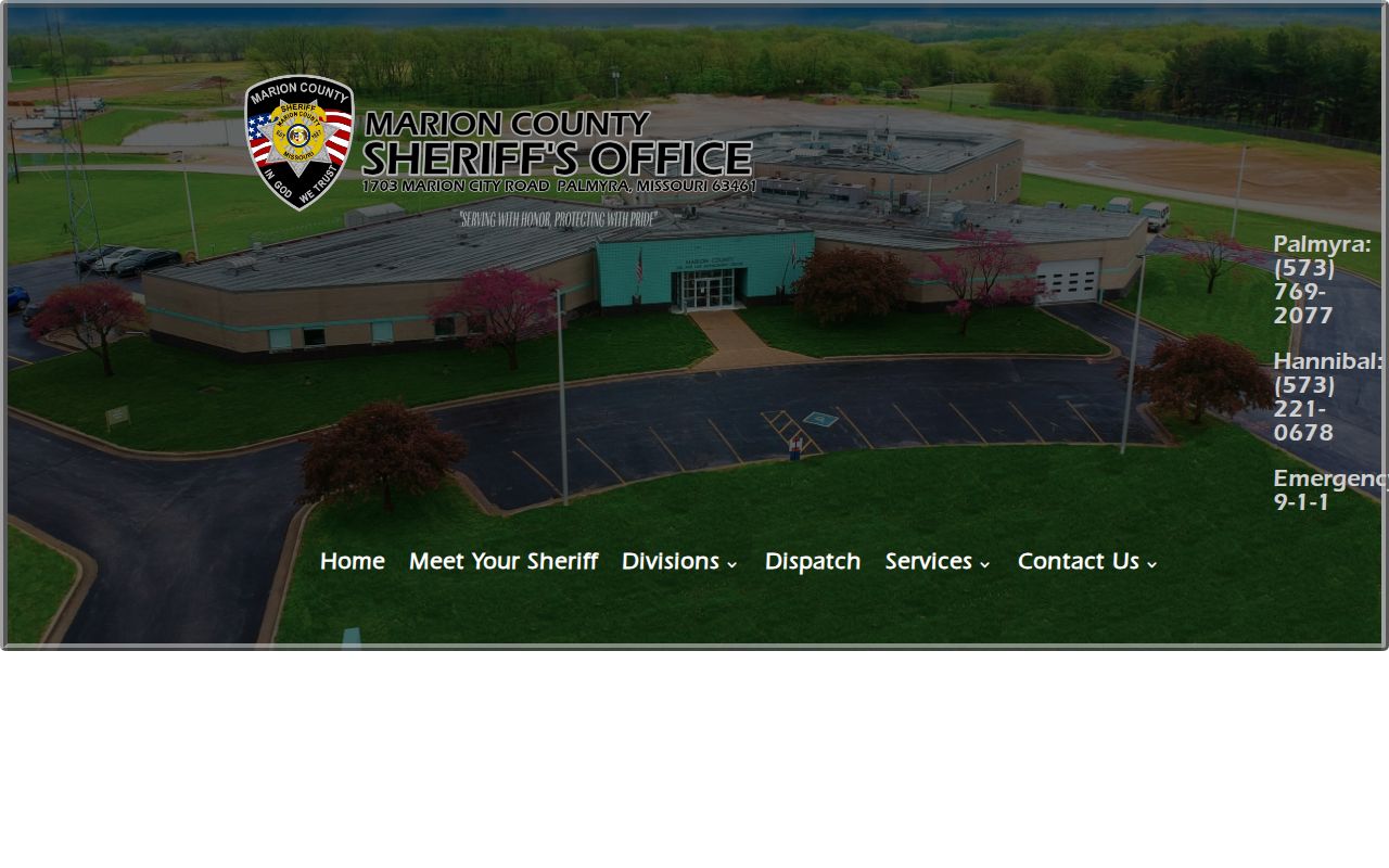 Marion County Jail release contact and bond information for Ralls County detainees